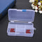 5x Plastic Adjustable Box Divider Clip Lock Jewelry Earring Case for Kol