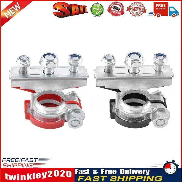 2pcs Car Battery Wire Cable Terminals Clamps Clips Connectors Universal Newly