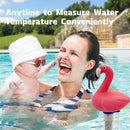 Pool Floating Thermometer Cute Cartoon Flamingo Shaped Temperature Gauge