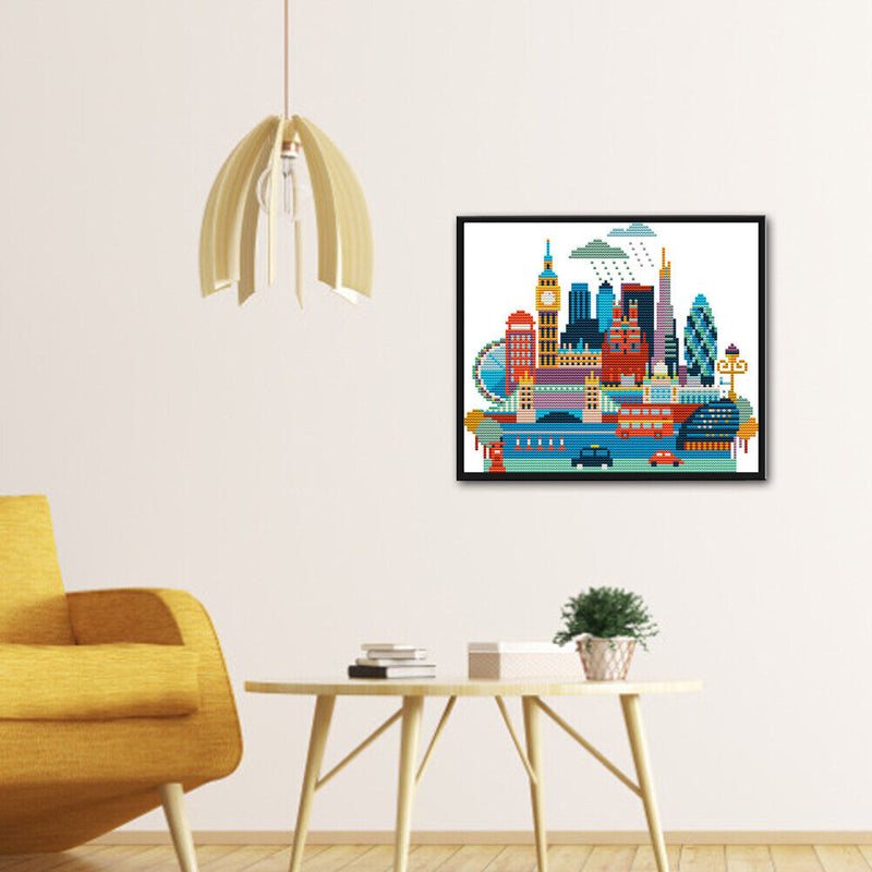 Part Embroidery London Counted Cross Stitch 14CT 2 Strand Cotton Decoration