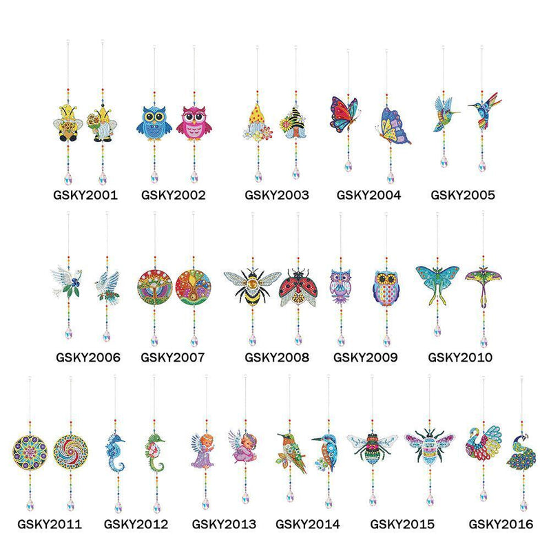 Crystal Light Catcher Diamond Painting Mandala Hanging Decor (GSKY2011)