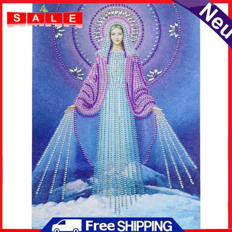 5D Part Drill Special Shaped Diamond Painting Virgin Mary DIY Art Drawing Kit
