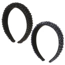 Accessories Baroque Padded Rhinestone hairband Headdress Handmade Head wrap