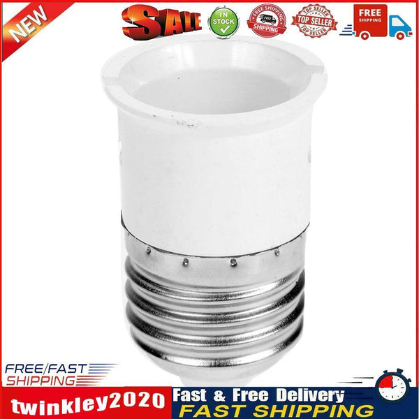 E27 to B22 Converter Light Adapter Lamp Holder Lighting Parts(White) Newly