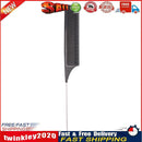 Fine-Tooth Metal Pin Tail Comb Plastic Hair Styling Dyeing Tool (Black) Newly