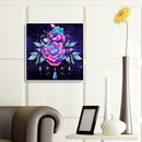 5D Diamond Painting Kit Pendant Flower Full Round Drill Rhinestone DIY Wall