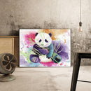 Panda Full Round Diamond Painting DIY Wall Decor Rhinestone Art Crafts Ink Color