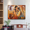 Native Wolf Drawing Frameless DIY Oil Paint by Numbers Canvas Home Decor