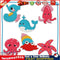 Diamond Painting Cartoon Stickers Kids DIY Round Drill Mosaic Decals (05) Newly