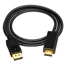 Converter DP to HDMI Display Port To HDTV Male To Male For PC Laptop Projector
