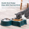 #A 2 in 1 Drinker for Cats Food Storage Drinking Dish Feeder Pet Supplies Anti S