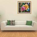 5D DIY Full Drill Diamond Painting Charming Flowers Cross Stitch Embroidery