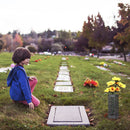 Grave Vase - Memorial Cemetery Flower Holder for Grave Flower Marker (4pcs)