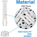 12 Packs Replacement Plastic Pool Joint Pins w/ Rubber Seal for Intex Pool Pa