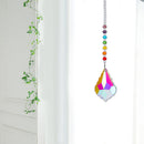 Crystal Pendant Colorful Beads Hanging Drop Wind Chime Garden Decor (A) Newly