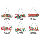 DIY Diamond Painting Merry Christmas Board Pendant Rhinestone Charm (DP009)