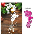 Christmas Mouse Metal Cutting Dies Scrapbooking Stencil Paper Decor DIY M1G9