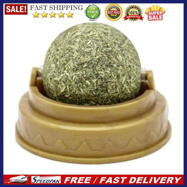 Healthy Cat Catnip Ball Toys with Dust Cover Molar Teeth Cat Catnip Pet Products