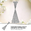 Christmas Bubble Spotty Line Metal Cutting Dies Scrapbooking Stencils Craft DIY`