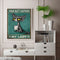 Cartoon Napkin Cat Oil Paint By Numbers Kit DIY Acrylic Painting on Canvas