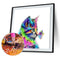 Cat Butterfly 5D Full Drill Diamond Painting Embroidery DIY Cross Stitch(A)