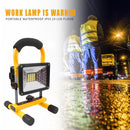 LED Light Waterproof Rechargeable Flood Work Lamp Kit for Outdoor Car Repair