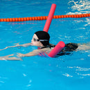 Swimming Pool Noodle Foam Hollow Water Float Aids Woggle Noodles (Red)