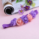 Baby 5 Flowers Headband Hair Band Handmade DIY Headwear Hair Accessories(1)