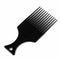Woman Long Tooth Plastic  Black Afro Comb Salon  Curly Hair Brush Hairdressing