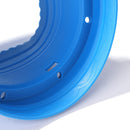 2pcs 6.5in Waterproof Car Speaker Covers Soft Silicone Horn Spacer (Blue) Newly