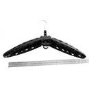 Foldable Wetsuit Hanger Stand Snorkeling Diving Drysuit Drying Rack (Black)
