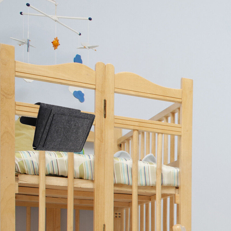 Hanging Bedside Organizer Bed Book Holder Magazine Caddy Pocket Sofa Side Pou