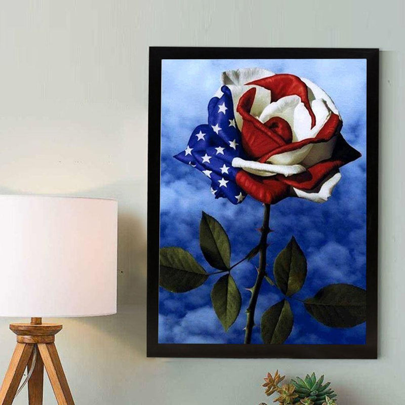Rose 5D Diamond Painting Embroidery DIY Cross Stitch Craft Needlework Decor