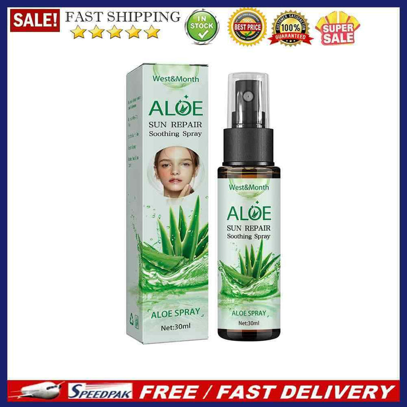 Aloe Vera Essence Spray Skin Sunburn Soothing Repairing Moisturizing Sooth Skin