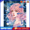 Oil Paint Painting Girl By Numbers Coloring Picture Digital Drawing M066