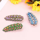 3pcs Fashion Hair Clip Rhinestone Hairpins Bars DIY Girl Crystal Bobby Pin