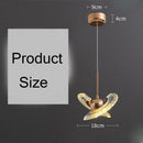 Pendant Lamp Hotel Chandelier Crystal 360 Degree Roating Disc Pendant Light
