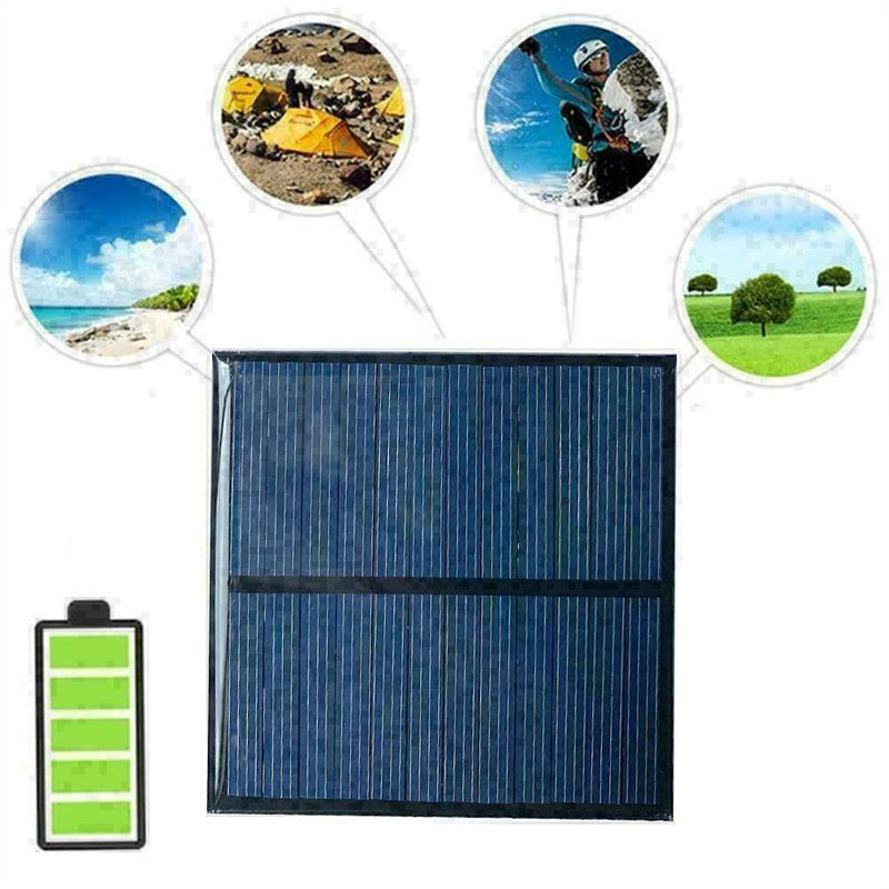 6V 140MA Mini Solar Panel System For Battery Cell 80*80mm Charger N6I8