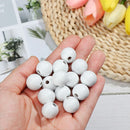 Necklace Beaded Material Jewelry Making Round Wooden Beads Spacer Loose Beads