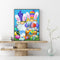 Easter Gnome Oil Paint By Numbers Canvas DIY Hand Painted Home Decoration Gift