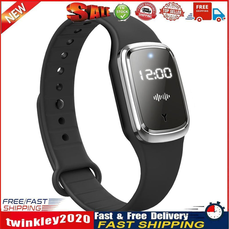 M2 Ultrasonic Mosquito Repellent Anti Insect Bugs Pest Bracelet (Black) Newly