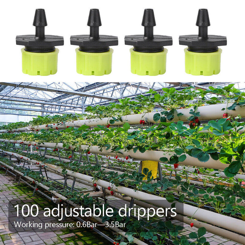 100pcs Garden Orchards Sprinkler Water Dropper Irrigation Misting Drip Emitte