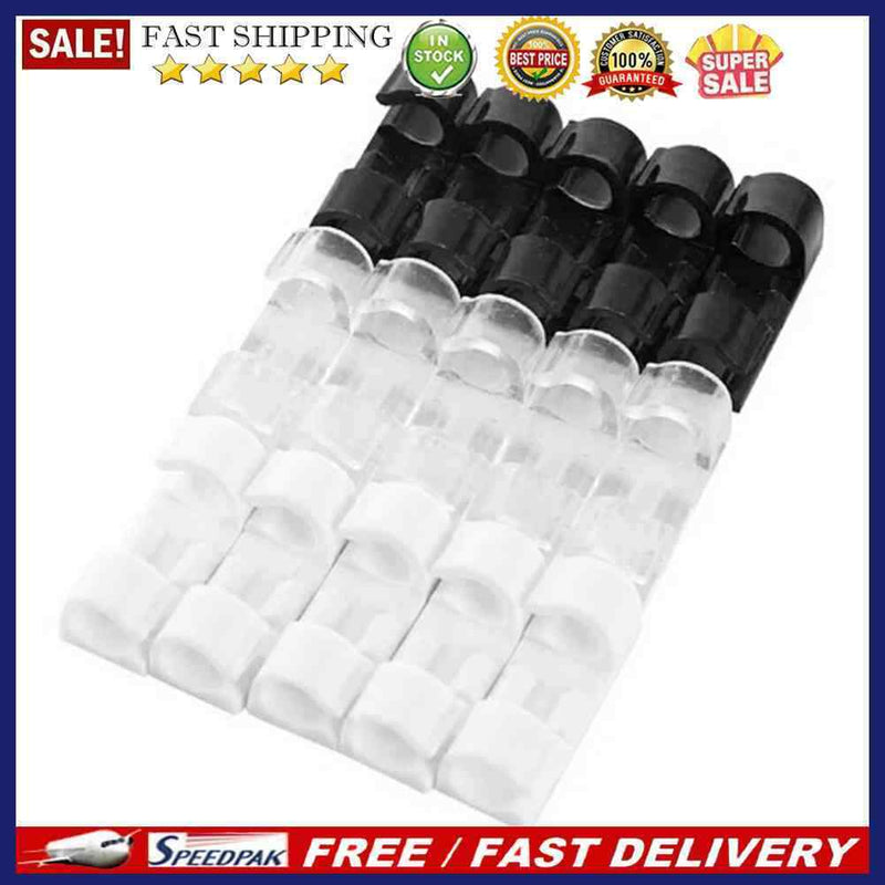 20pcs/set Car Fastener Clips USB Wire Cable Line Clip Organizer Retainer Clamp