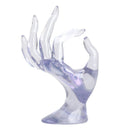 Hand Shape Jewelry Display Holder Bracelet Ring Watch Stand Crystal