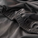 4 x Thin, Elastic Chair Covers, Banquet Seat Cases, Chair Wrap Decor, Grey