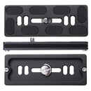 Metal PU-100 Quick Release Plate for Benro B0 B1 B2 J1 N1 Tripod Ball Head