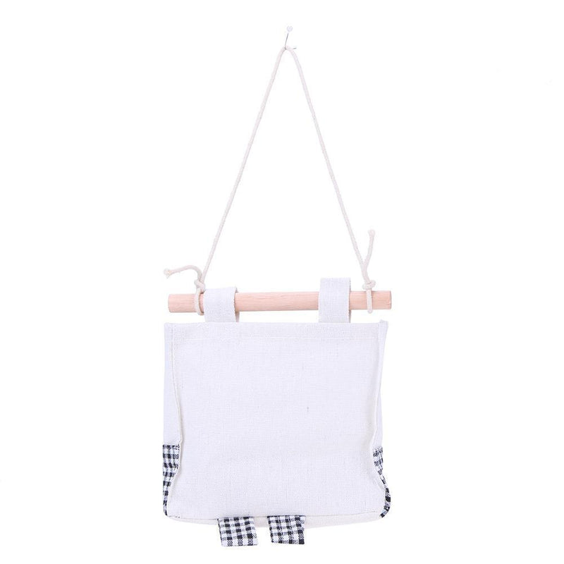 Bag Fabric Cotton Canvas Storage Wall Hanging Bag Creative Wardrobe Wall