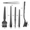 6 In 1 PC Computer Laptop Keyboard Cleaner Brush Dust Cleaning Kit Tweezers I5R5