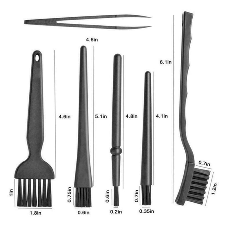 6 In 1 PC Computer Laptop Keyboard Cleaner Brush Dust Cleaning Kit Tweezers I5R5