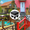 Waterproof Solar Pillar Light Garden Post Cap LED Fence Lamp (Warm Light) Newly